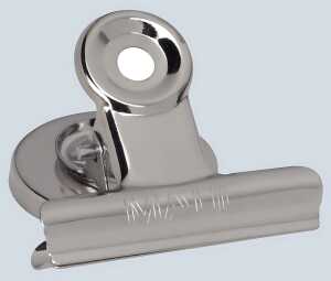 Brief-Klemmer mit Magnet Breite 30mm, Klemmweite 15mm