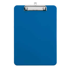 Klemmbrett A4 blau # 23405 Plattenstärke 3mm, 228x315x15mm