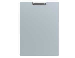 A3 Schreibplatte Aluminium mit Bügelklemme kurze Seite