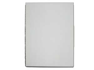 Schreibplatte Massilberst 8mm silbe A4 Aluminium mit Aufbewahrungsfach