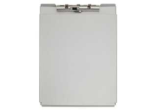 Schreibplatte MAULcase Klemm.8mm si A4 Aluminium mit Aufbewahrungsfach