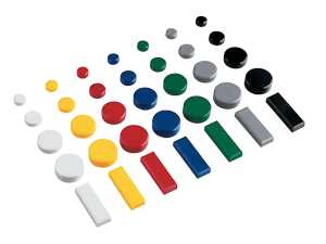 Magnet MAULpro 53x18mm ws Haftkraft 1kg Oberfläche mattiert 20St