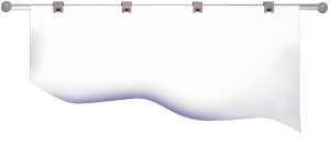 Planhalter Wandschiene Alu gr mit 4 verschiebb. Rollen-Klemmboys