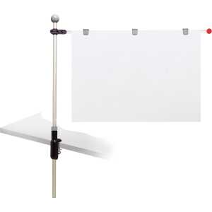 Planhalter Tisch gr 1 Aluschwenkarm mit 3 Magnetclips