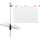 Planhalter Tisch gr 1 Aluschwenkarm mit 3 Magnetclips