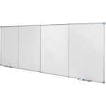 Grundmodul 90/120cm Q Whiteboard gr 1 Anfangs- und Endmodul