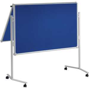 Moderationstafel MAULpro klappb. gr 150/120cm Oberfläche Textil bl