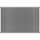 Pinnboard Standard 90/180 grau Textil Alurahmen, Ecken grau