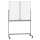 Mobile Klapptafel Standard grau 100x150cm Maß geöffnet 100x300cm
