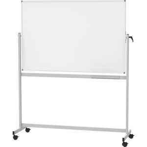Mobilboard Standard 120/220cm grau Mobile Wendetafel freistehend