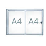 Schaukasten MAULextraslim 2xA4 si 35x49,1x2,7cm