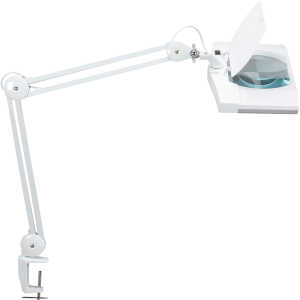 Lupenleuchte MAULvitrum 7Watt ws LED-Leuchte Klemmfuß