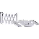 Telefonarm 22x35,7cm Wandhalter gr Scherenarm mit 2 Ablagen