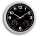 Uhr MAULdrive 30RC Funkuhr silber Wanduhr Kunststoff Rahmen Ø 30cm