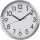 Uhr MAULmove 30RC Funkuhr silber Wanduhr Aluminium Rahmen Ø 30,5cm