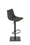 Bar-/Tresenhocker MY TOBY Kunstleder schwarz, Vintage,...