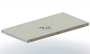 Zusatzboden Steckregal Set V150 Meta Maße H40 x L1000 x T500mm