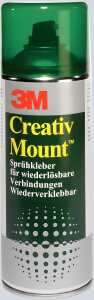 3M Sprühkleber Creativ Mount™ - wieder ablösbar, transparenter, 400 ml