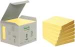Post-it Recycling Notes - 76 x 76 mm, pastellgelb, 6 x...
