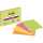 Post-it Meeting Notes 200x149mm 4 x 45 Blatt in Neonfarben