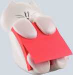Post-it Z-Notes Spender Cat-330 inkl. 1 Block 76x76 mohnrot