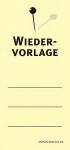 Haftnotizen 75 x 35 mm, gelb Wiedervorlage