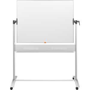 Dreh-Weißwandtafel Classic 1200x900mm magnethaftend, weiß, Stahl