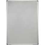 Plakatrahmen A0 wetterfest silber blendfreie PVC-Abdeckung