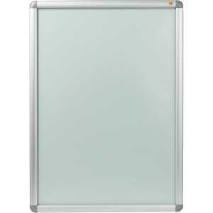 Plakatrahmen A1 wetterfest silber wetterfest, blendfreie PVC-Abdeckung