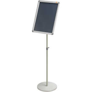Info Display A3 höhenverstellbar silber Hoch-/Querformat