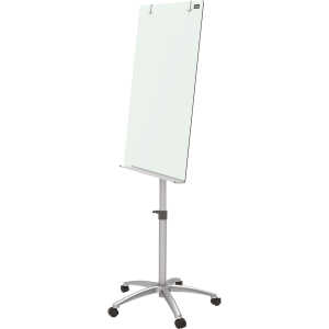 Glas Flipchart Diamond 700x1000 mobil weiß