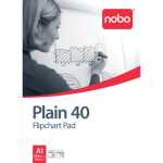 Nobo Flipchart Block, A1, blanko 40 Blatt, 70g/m