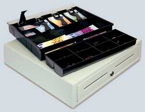 Magic Touch Geldschublade Voderseite öffnet sich durch Druck