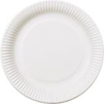 Pappteller rund, 23cm, aus 100% Frischfaserkarton,...