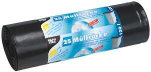 Müllsack 25ST 70x110cm schwarz PAPSTAR 12134 LDPE 120L
