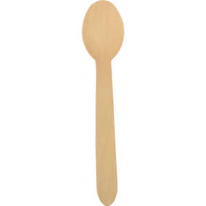 Löffel pure 15,7 cm aus Holz Packung = 100 Stück