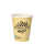 Trinkbecher Pappe Pure Joy 0,2l, creme, Ø 8 - 9,2 cm