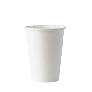 Automatenbecher Pappe To Go 0,18 Liter, weiß, Ø 7 cm