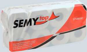 Toilettenpapier 2-lagig,250 Blatt Recyclingpapier, geprägt