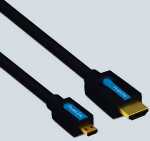 Hiegh Speed HDMI/Micro HDMI-Kabel, mit ethernet, 1,5m, 4K...