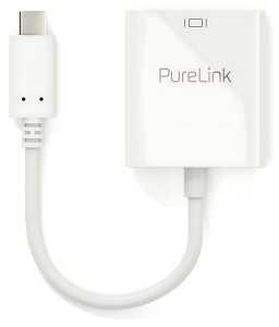 Adapter USB-C auf HDMI 4K60 iSerie, 0,10m, weiß für Auflösungen bis zu