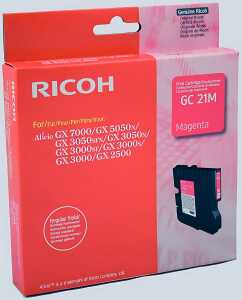 Gel-Tintenkartusche Type GC-21M magenta für GX3000, 3050N, 5050N
