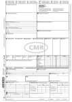 RNK Internationaler Frachtbrief (CMR), DIN A4, 1 x 4...