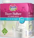 Sachsen H-Milch, 1,5 %, 0,5 Liter mit Schraubverschluss,