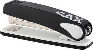 Design Hefter, 25 Blatt (2,5 mm), schwarz, Hefttiefe: 96 mm