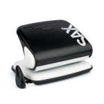 Design Locher, 20 Blatt (2 mm), schwarz, Formate: A4, A5, A6