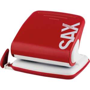 Design Locher, 30 Blatt (3 mm), rot, Formate: A4, A5, A6