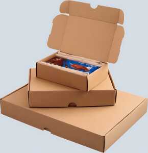 Maxibriefkarton braun, 25 Stück Innenmaß: 330x242x45 mm