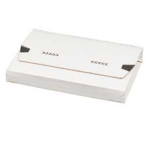 Universalverpackung A4, weiß, haft- klebend und Aufreißfaden