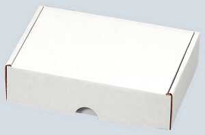 Maxibriefkarton weiß, 25 Stück Innenmaß: 160x113x42 mm